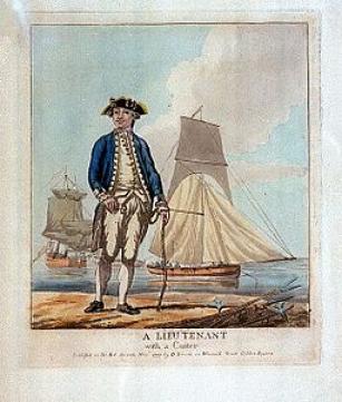 Lieutenant with Cutter 1777